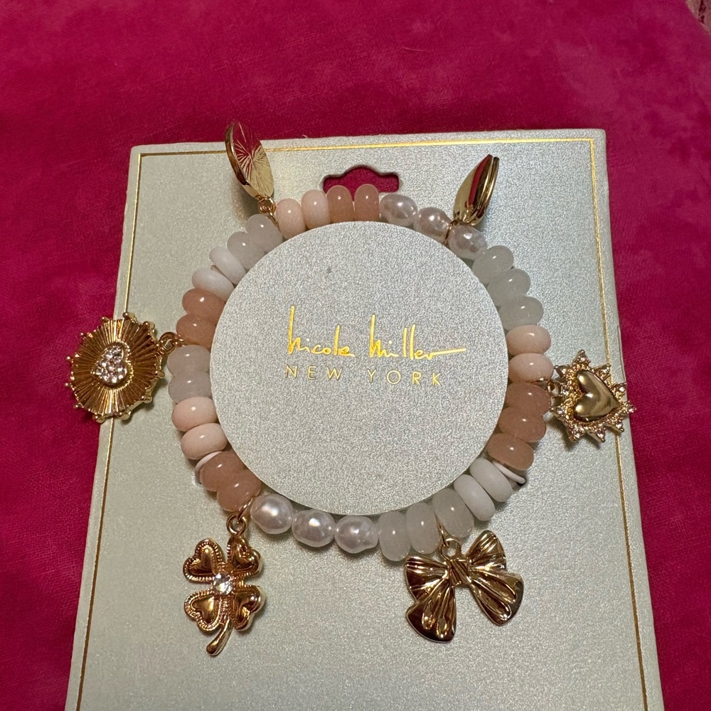 Nicole Miller Stretch Charm Bracelet